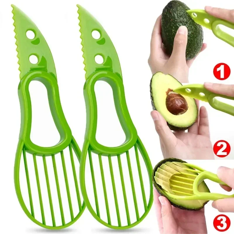 Avocado Slicer Tool - Tagliaavocado Multifunzionale, Separatore di Polpa, Affettatore