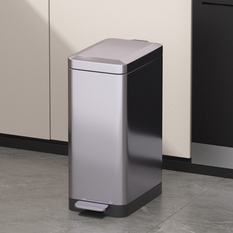 Kitchen Gadgets Luxury - Cestino per Rifiuti in Acciaio Inox,