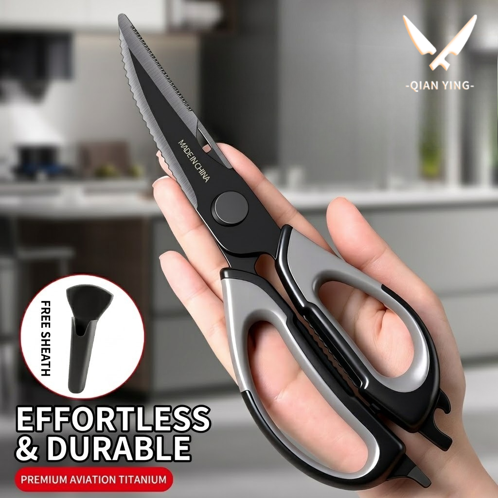 Quality Kitchen Gadgets - Forbici da cucina in titanio per