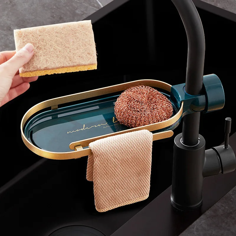 Kitchen Gadgets Luxury - Portaoggetti per rubinetto di lusso leggero