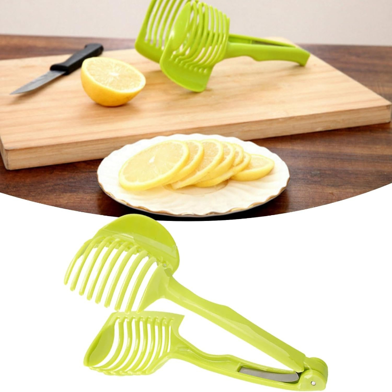 Kitchen Gadgets Guide - Supporto Antiscivolo per Affettare Pomodori, Guida