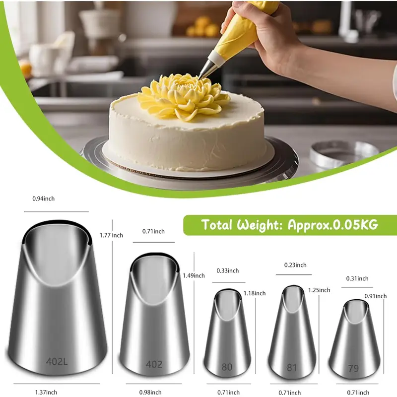 Set di 5 ugelli per decorazion - Quality Kitchen Gadgets recensione e prezzo