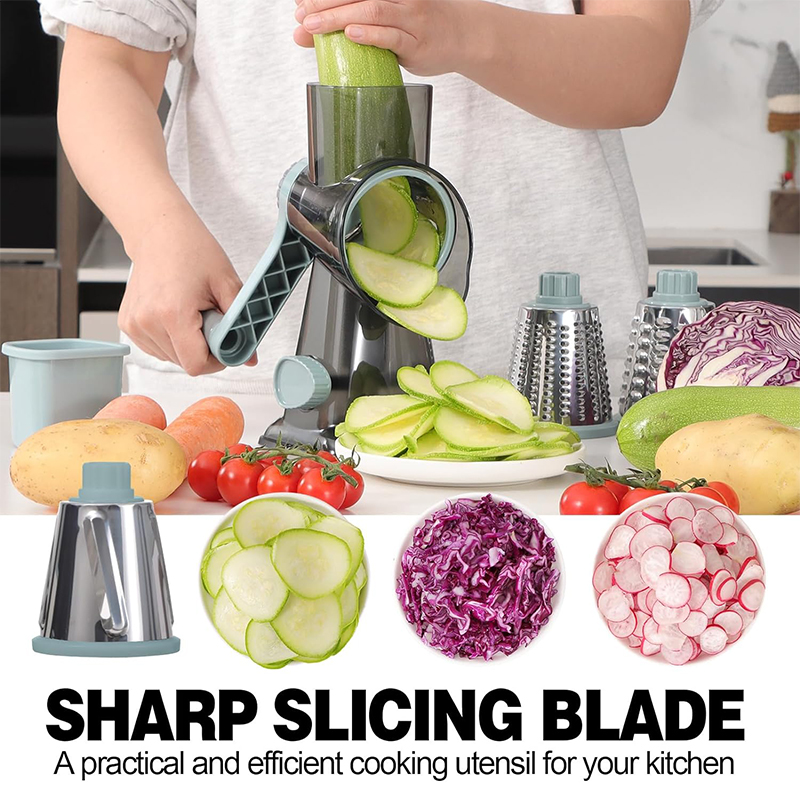 LMETJMA Grattugia Rotante 3 in - Kitchen Gadgets Luxury recensione e prezzo