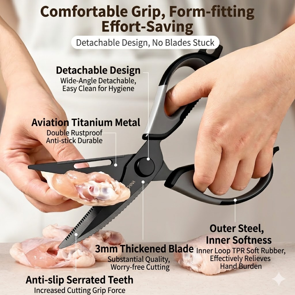 Forbici da cucina in titanio p - Quality Kitchen Gadgets recensione e prezzo